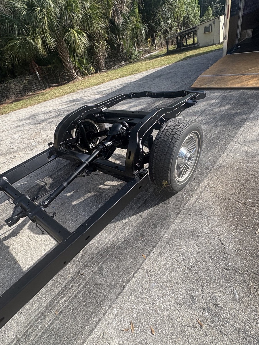 Automotive part blasted to bare metal ready for powder coat